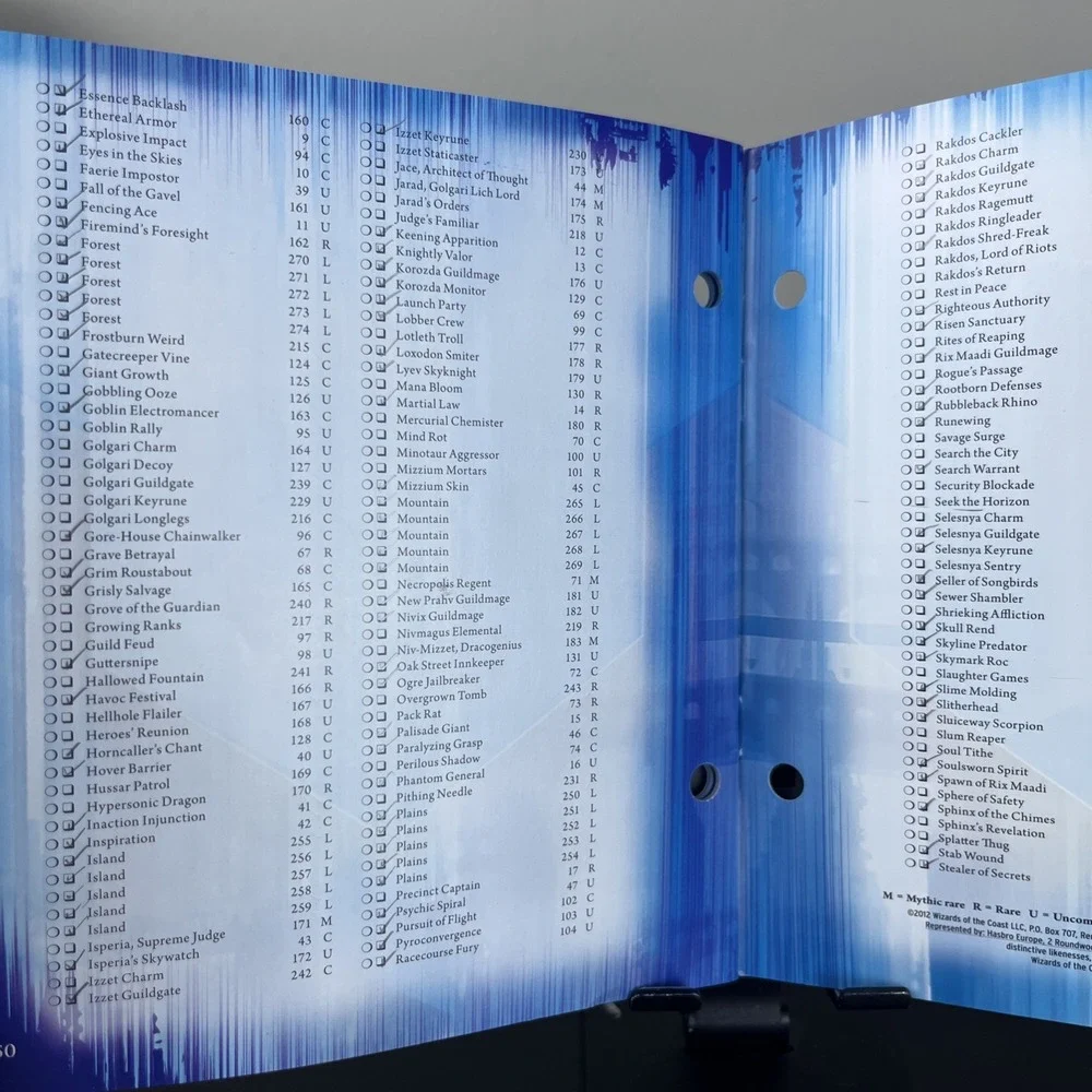 MTG Return to Ravnica Player's‎ Guide Magic The Gathering Collectible Booklet
